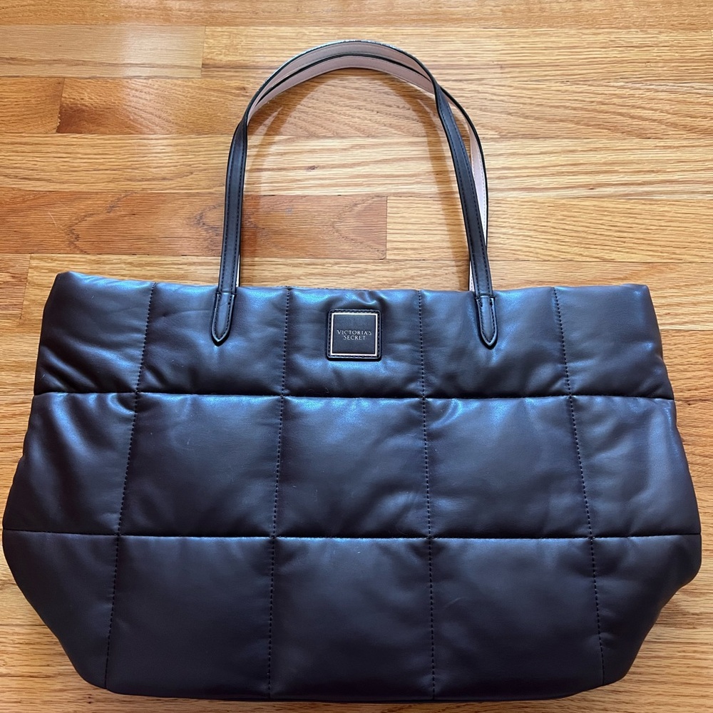 Victoria’s secret puffer brown bag
